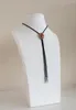 Bow Ties Vintage Sterling Silver 925 Nature Red Aventurine Stone Wedding Oval Bolo Tie Necklace BOLOTIE-S061