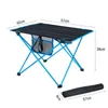 Camp Furniture Portable Table Outdoor Camping Picnic Folding Ultra Light Aluminium Alloy Foldbar Desk Barbecue