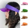 Chapeaux à bord large sports extérieurs vide haut chapeau haut de gamme bicycle de plage coréen visière de soleil d'été anti uv