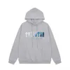 Designer Vêtements Mode Survêtement À Capuche À La Mode Trapstar Blanc Bleu Gradient Serviette Brodé En Peluche High Street Casual Set pour Hommes FemmesCasual Streetwear