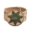 Link Armbanden 1pc kinderfeest prachtig gedecoreerd cadeau kerstklap ringarmband vintage armbanden voor kinderen#02