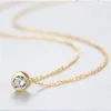 Charming Colorful Gemstone Pendant Necklace Women Fashion Luxury Brand Red Green White Zircon s925 Silver Necklace Female Sexy Collar Chain High grade Jewelry