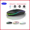 Nuovo mouse wireless Bluetooth dual-mode che ricarica il mouse luminoso del gioco dell'ufficio del notebook del computer muto