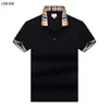 Men Plus Tees Polos Round Neck Bordery Print Polar estilo Polar Summer With Cotton Met Sett