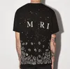 Summer Nytt modemärke Splash-bläck Polka Dot Printed T-shirt Casual Cotton Kort ärm T-shirts Manlig och kvinnlig stor storlek Topphal