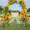 Fleurs Décoratives 180CM (5.9 Pieds) Fleur De Simulation De Tournesol Bouquet Unique Daisy Tree Centres De Table De Mariage Accessoires De Guide De Route Chambre D'enfants