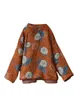 Women's Trench Coats Johnature Women Chinese Style Linen Parkas Print Floral Spring Long Sleeve Original Clothes 2023 Loose