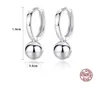 Europeiska märke Super Sparkling Mirror Small Ball Stud örhängen Kvinnor Fashion Luxury S925 Silverörhängen Charmiga kvinnliga örhängen Bröllopsfest High-end smycken