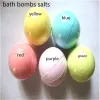 Sağlık 10g banyo tuz topu rastgele renk doğal kabarcık banyo bombası topu esansiyel yağ el yapımı spa banyo tuzları topu