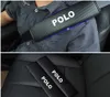 Autocollant de voiture pour VW pour Volkswagen Polo voiture sécurité ceinture de sécurité harnais épaule ajusteur coussin couverture en Fiber de carbone couverture voiture style