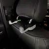 Upgrade 2Pcs Car Seat Headrest Hanger Bag Hook Holder For Bag Purse Cloth Auto Fastener Clip Car Stuff Bling Car Accessories For Girls