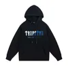 Designer Clothing Men's Sweatshirts Hoodie Trapstar White Blue Towel Embroidery Trend Brand Loose Casual Plush Hooded Sweater Pants Set for Men Tracksuits Tops