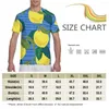 Men's T Shirts Citrus Lemons Casual Tee Tops Summer Men Short Sleeve Streetwear Fashion Male Tshirts