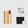 Tungvikt Retur Colorful Velvet Mist Lipstick 217 519 Gold Tube Matte Lipstick 95WD#