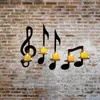 Titulares de vela Wall Wred Whith Sconnces Art Decoration Music Note SCENCE PARA O REAL DE DINIMENTO DE BAINS DE HOME 87HA