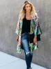 سترات للسيدات بالجملة عناصر Coloful Open Inparkling Ensected Long Coats Club Party Elegant Women Cardigan Tops Spring Sequin Jacket Woman