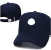 Casquette de baseball de luxe de marque populaire Canada Letter Ball Caps Le matériau en velours est confortable et respirant Strapback Casquette gratuite Bonnet A19