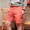Erkek Şort Günlük Şort Erkek Pantolon Giyim Giyim Chino Şort Haki Sol Renk Erkekler Sokak Giyim Stil Kısa Homme Günlük Giyim 230506
