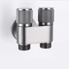 Angle S G12 Mini Multifunction Faucet Brass One To 2 Out Dual Control洗濯機Chromegray Thlewway Triangle 230505