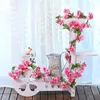 Decorative Flowers 230cm Artificial Cherry Blossoms Hanging Rattan Garland Wreath Fake Flower Plant Vine Leaf For Home Party Decoration