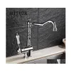 Kuche kuchenne Mttuzk Vintage European Style Sing Handa Sink Tap Brass Chrome Chrome 360 ​​Rotatable and Cold Basin Mixer Drop DH2MZ