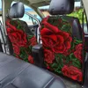 Car Seat Covers Vest Rose Design Set Of 2Pcs Pattern Fashion Style Front Protect For Auto Truck Comfort Cushion