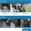 Car Cleaning Tools Waterproof Trash Can Bin Accessories Organizer Garbage Dump For Cars Storage Pockets Closeable Portable Drop Deli Dhikf