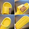 Pantoufle Enfants Pantoufles De Plage Pour Garçons Filles Maison Chaussures Été Épais Tongs Doux Dessin Animé Ourdoor 230505