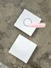 Toilet Supplies portable C double facettes Mirror fashion Marks Cosmetics Tools mirror mini mirrors party gift 7.2X7.2CM