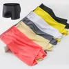 Onderbroek heren ijs zijde naadloze boxershorts intieme stammen ondergoed ondergoed heren ultra dunne ademende vaste snelle drogen