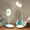 Tischlampen Tragbarer kreativer Student USB-Plug-in-LED-Lampe Touch Intelligenter Augenschutz Nachtlesen