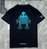 Klasik Mens T Shirt Fashion CH Marka Mektup Sanskrit Çapraz Desen Kazak T-Shirts Tasarımcılar Kazak Üstler Pamuk Tshirts Kadın Tees Gömlek Ekhw