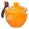 Geschirr-Sets Tragbarer Teebereiter, der Topf chinesische Teekanne Retro-Wasserkocher-Filter-Seitengriff-Teekannen herstellt