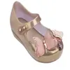Sandales Enfants Sparkle Butterfly Jelly Chaussures Original Mini Melissa Princess Beach Girls Fashion PVC Sequin 230505