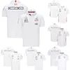 F1 -skjortor 2023 Formel 1 Team Driver Polo Shirt Summer Men's Racing Fans Casual Buttoned Shirt Motocross Jersey Car Logo Tops