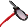 Zonnebrillen kinderen gemengd groothandel lange oor vlinder stropdas 6 kleuren ronde lenzen 61006 UV400 bescherming brillen