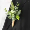 Decorative Flowers Wedding Corsages And Boutonnieres Brooch 2023 Bride Groom Wrist