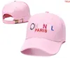 Marca di lusso Parigi Cap Designer Papà Gorras 6 pannello Stone Bone Designer Casquette Caps Men ricamato da donna Cappello Francia che corre per il sole hip-hop Hip-hop Sun Shade A11