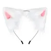 Opaski na głowę Uszy Wolf Regulowany pasek Pas Furry Animal Headband Cosplay Cosplay Fancy Fancy Dress Halloween Costume Akcesoria 230505