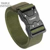 Gürtel Quick Release Pluggable Buckle Tactical Belt Tough Nylon Military Belt For Men Combat Durable Male Jeans Waistband Hunting 230506