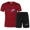 Tracksuits voor heren Summer Trapstar Sportmerk Men T-shirt Set Fashion Swear Asian Size Men Men Clothing T-Shirt Shorts Pak Heren T-Shirt Suit 230506