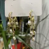 Creolen S925 Silber Nadel Licht Luxus Perle Quaste 2023 Frühling Trendy Nischendesign Ohrschnalle High-End Für Frauen