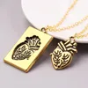 Colliers pendants 2 pc / set puzzle Bijoux Coupla