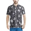 Polos pour hommes Design géométrique artistique Multicolore Choix multiples Hommes Polos Été Haute qualité Décontracté Quotidien Col rabattu TEE