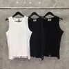 Herren T-Shirt Ärmellos Designer Weste Atmungsaktive Herrenhemden Tank Gestreifte Rückseite Baumwollwesten Asiatische Größe M-5XL