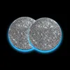 2PCS CAR CUP CZAS KOPOWY Kawa Puchar Woda Uchwyt butelek LED LUMINY PAL CAR DECORATION BLING CAR WEWEMNIKA DO KOBIET