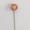 Fiori decorativi Uncinetto Tessuto a mano Gerbera Bouquet Simulazione Fiore eterno Decorazione domestica Crisantemo africano Regali per gli amici