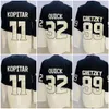 리버스 레트로 아이스 하키 11 Anze Kopitar 유니폼 8 Drew Doughty 22 Kevin Fiala 32 Jonathan Quick 99 Wayne Gretzky Blank White Black Purple Stadium Series Stitched Man