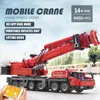 Blocks Mold King 17013 High Tech App RC gemotoriseerde GMK Mobile Crane Truck Model Building Assemblage Baksteen Toys Kids Birthday Gifts 230506