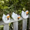 Nowe zabawne ogrodzenie z kurczaka wystrój rzeźby z żywicy strona główna ogród gospodarstwo rolne dekoracje stoczni kurczak kura rzeźba rzemiosło artystyczne dziedziniec parapetówkę